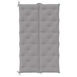 Coussin de banc de jardin gris 180x(50+50)x7 cm tissu oxford 