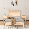 Tête de lit murale 81x3x63 cm Bois massif de pin 