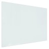Plaque de verre pour cheminée rectangulaire 80x60 cm 
