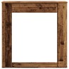 Cadre de cheminée vieux bois 100x20x100 cm bois d'ingénierie 