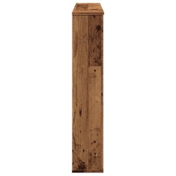 Cadre de cheminée vieux bois 100x20x100 cm bois d'ingénierie 