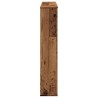 Cadre de cheminée vieux bois 100x20x100 cm bois d'ingénierie 