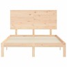 Cadre de lit sans matelas 120x200 cm bois de pin massif 