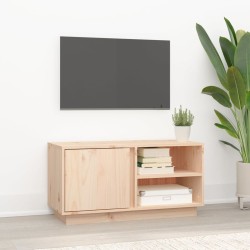 Meuble TV 80x35x40,5 cm Bois de pin massif 