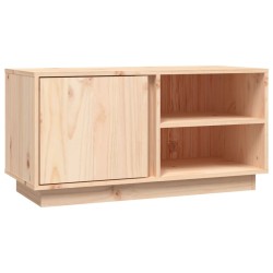 Meuble TV 80x35x40,5 cm Bois de pin massif 