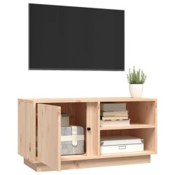 Meuble TV 80x35x40,5 cm Bois de pin massif 