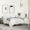 Cadre de lit sans matelas chêne sonoma 160x200 cm 