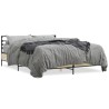 Cadre de lit sans matelas chêne sonoma 160x200 cm 