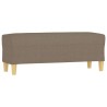 Banc Taupe 100x35x41 cm Tissu 