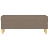 Banc Taupe 100x35x41 cm Tissu 