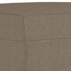 Banc Taupe 100x35x41 cm Tissu 