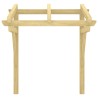 Auvent de porte 100x100x80 cm Bois de pin massif imprégné 