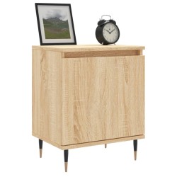 Tables de chevet 2pcs chêne sonoma 40x30x50cm bois d'ingénierie 