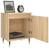 Tables de chevet 2pcs chêne sonoma 40x30x50cm bois d'ingénierie 