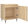 Tables de chevet 2pcs chêne sonoma 40x30x50cm bois d'ingénierie 