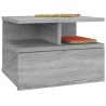 Tables de chevet flottantes 2 pcs Sonoma gris 40x31x27 cm 