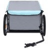 Remorque de vélo noir et bleu 65 kg 