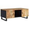 Table basse 100x54x40cm bois de manguier solide et d'ingénierie 