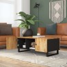 Table basse 100x54x40cm bois de manguier solide et d'ingénierie 