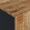 Table basse 100x54x40cm bois de manguier solide et d'ingénierie 