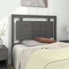 Tête de lit Gris 105,5x4x100 cm Bois massif de pin 
