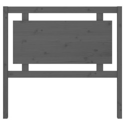 Tête de lit Gris 105,5x4x100 cm Bois massif de pin 