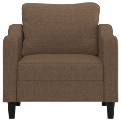 Fauteuil Marron 60 cm Tissu 