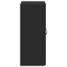 Armoire de classement noir 60x32x77,5 cm bois d'ingénierie 