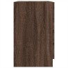 Meuble d'évier chêne marron 40x37x59 cm bois d'ingénierie 