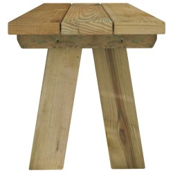 Banc de jardin 110 cm bois de pin massif imprégné 