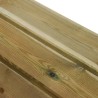 Banc de jardin 110 cm bois de pin massif imprégné 