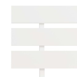 Cadre de lit sans matelas blanc bois de pin massif 100x200 cm 