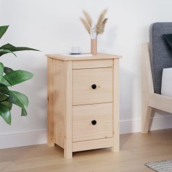Table de chevet 40x35x61,5 cm Bois de pin massif 