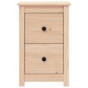 Table de chevet 40x35x61,5 cm Bois de pin massif 