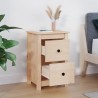 Table de chevet 40x35x61,5 cm Bois de pin massif 