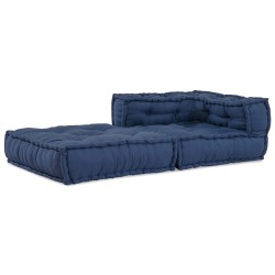 Pouf modulaireIndigo 70x70x54 en tissu 