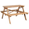 Table de pique-nique 115x115x81 cm Bambou 