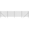 Clôture en treillis métallique anthracite 2,2x10 m 