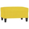 Repose-pied Jaune clair 70x55x41 cm Tissu 