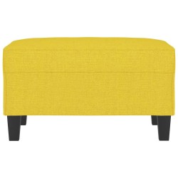Repose-pied Jaune clair 70x55x41 cm Tissu 