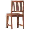 Chaises à manger lot de 2 bois solide de manguier 