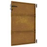 Portail de jardin 85x150 cm acier corten 