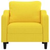 Fauteuil Jaune clair 60 cm Tissu 