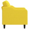 Fauteuil Jaune clair 60 cm Tissu 