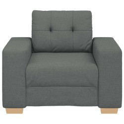 Fauteuil Gris foncé 60 cm Tissu 