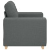 Fauteuil Gris foncé 60 cm Tissu 