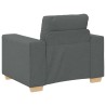 Fauteuil Gris foncé 60 cm Tissu 