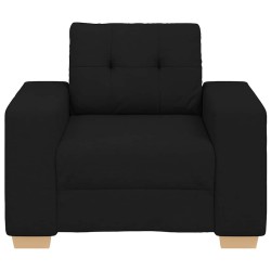 Fauteuil Noir 60 cm Tissu 