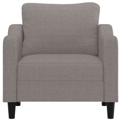 Fauteuil Taupe 60 cm Tissu 