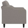 Fauteuil Taupe 60 cm Tissu 